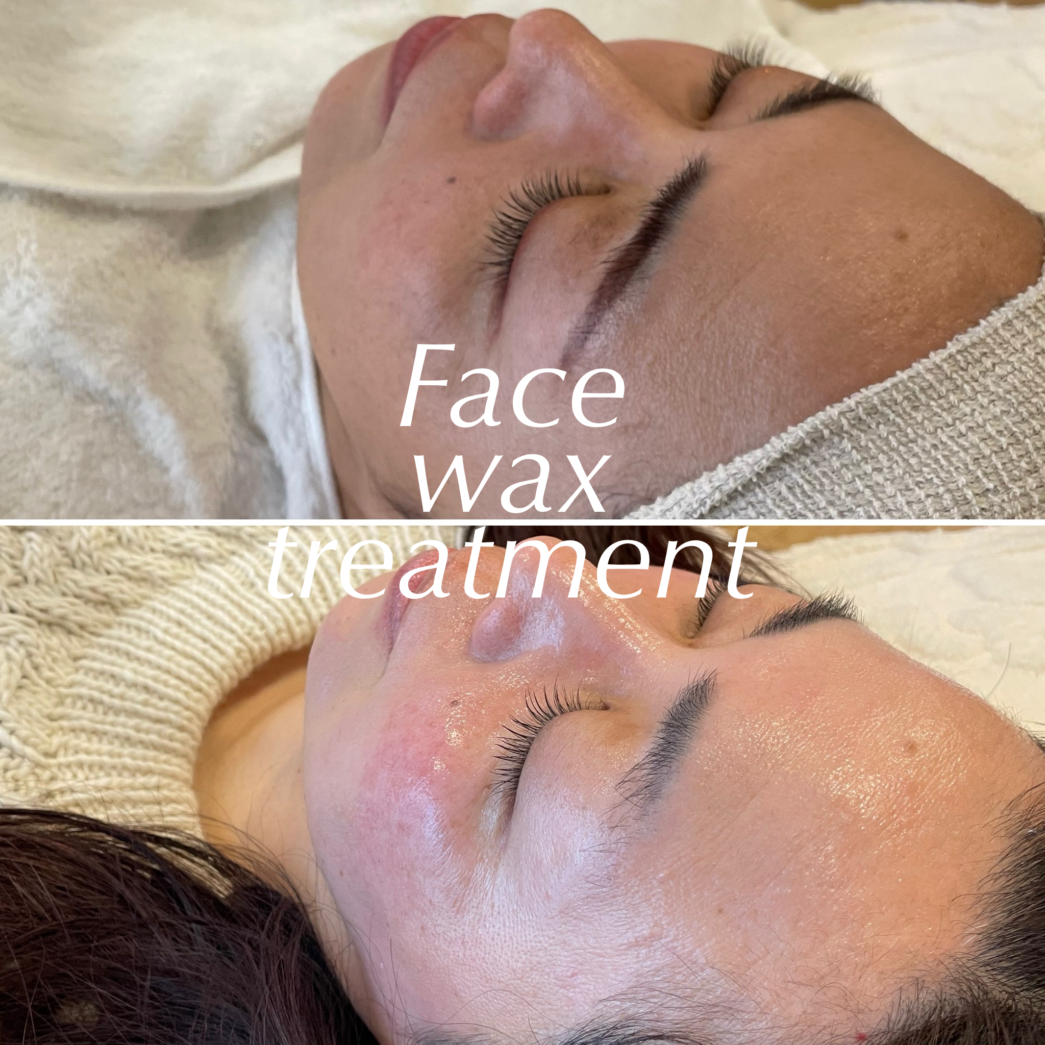 自分史上1番健やかなお肌に\ Facewax  treatment /